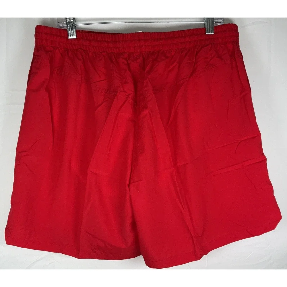 NWT‎ TYR Life Guard Classic Deck Shorts Swim Trunks Red The Finals Size 18 XXL